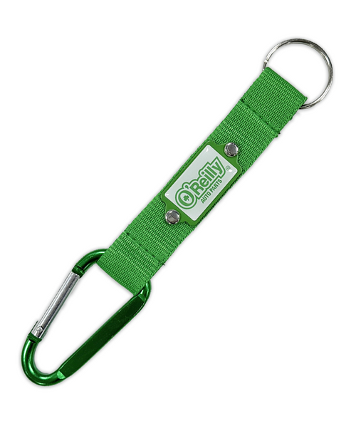 Woven Strap Keyring with Carabiner Woven Strap Keyring with Carabiner