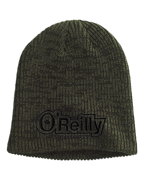 Ribbed Marled Beanie