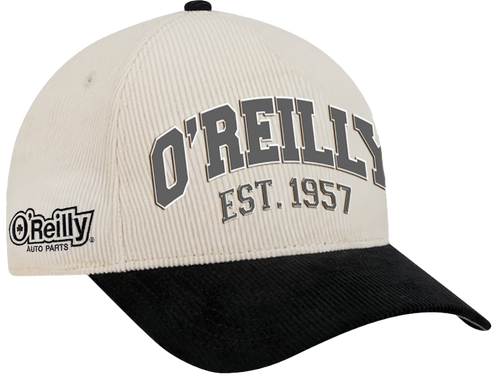 Structured Corduroy Cap with Collegiate Logo