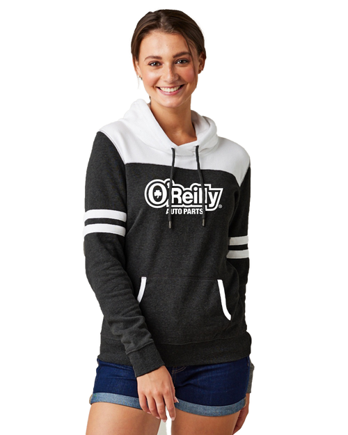 Ladies Varsity Fleece Hoodie