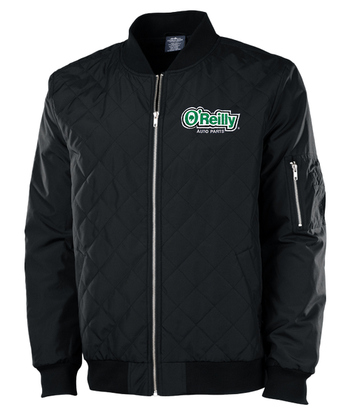 Men's Quilted Bomber Jacket