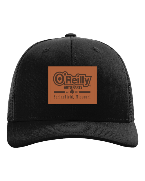 Richardson Snapback Leather Patch Cap