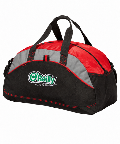 Black/Red Medium Duffel Bag