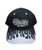 Black Printed Flame Cap