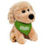 7” Stuffed Mop Top Dog with Bandanna