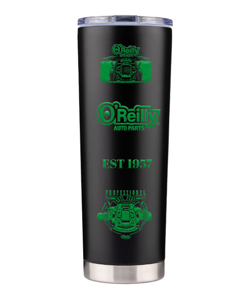 24 oz Slim Tumbler with 3D Logo Imprint