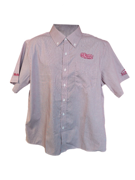 2025 Mens TALL O’Reilly Leadership Short Sleeve Shirt – Burgundy