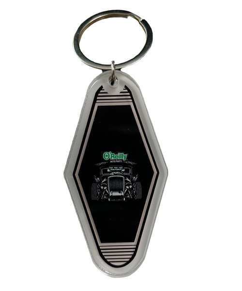 Acrylic Motel-Style Keyring