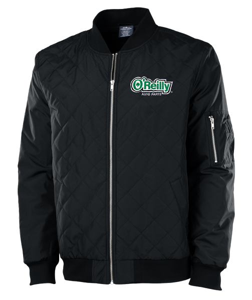 Men's Quilted Bomber Jacket