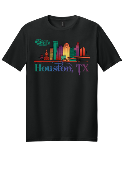 Softstyle® Full-Color Houston Skyline T-Shirt