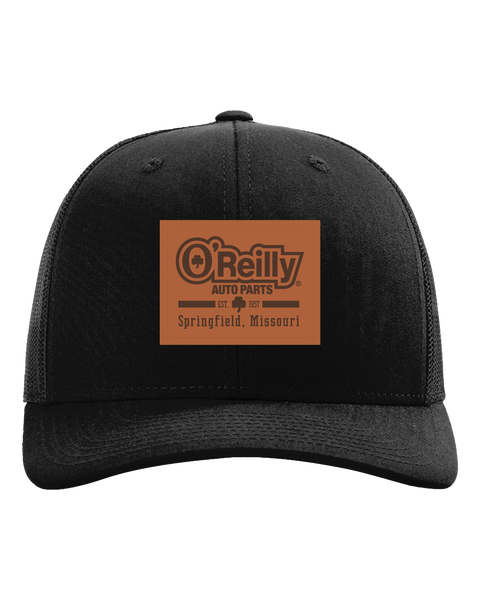 Richardson Snapback Leather Patch Cap