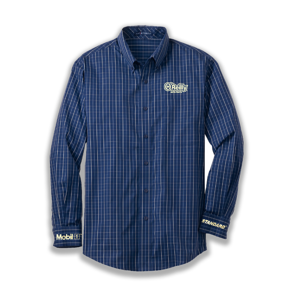 2020 Men's O'Reilly Long Sleeve - Navy Tattersall