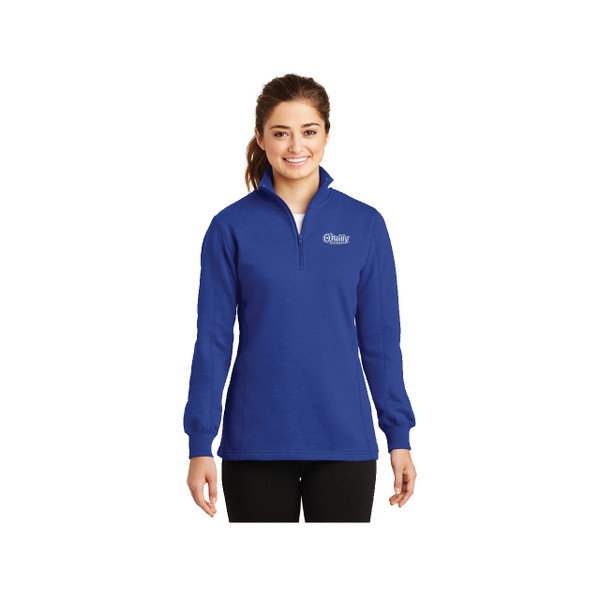Ladies 1/4 Zip Sweatshirt
