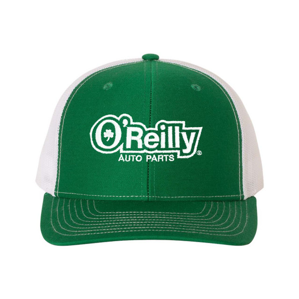 Kelly/White Trucker Cap