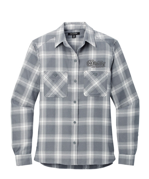 Ladies Plaid Flannel Shirt