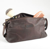 Prime Hide Elpaso Brown Leather Washbag