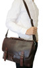Austen & Co Tan Brown Leather Briefcase