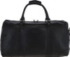 Austen & Co Black Leather Holdall Travel Bag