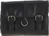 Austen & Co Black Leather Hanging Wash Bag