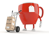 Deliveries and returns teacup