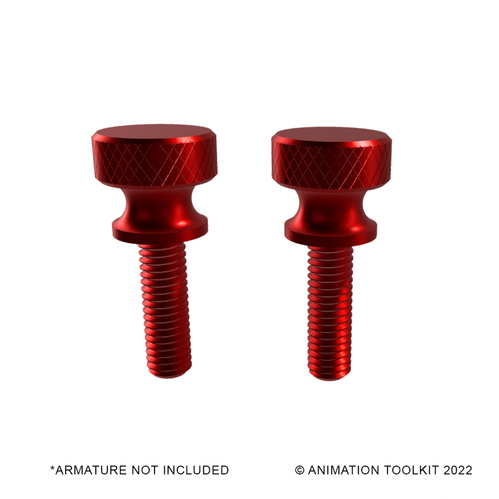 Tiedown Screw RED Animation Toolkit LTD