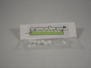 6mm Eye balls Acrylic Plastic 10 Pack