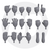 Hand Gesture Set 1 (basic gestures) SIZE MEDIUM