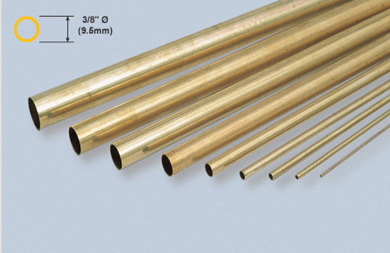 K&S 8138 Brass 15/32” Round tube