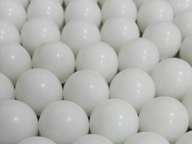 14mm white eye balls (blank) x 10 Pack