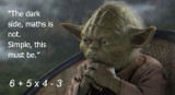 Monday Mystery: Maths Jedi use BIDMAS