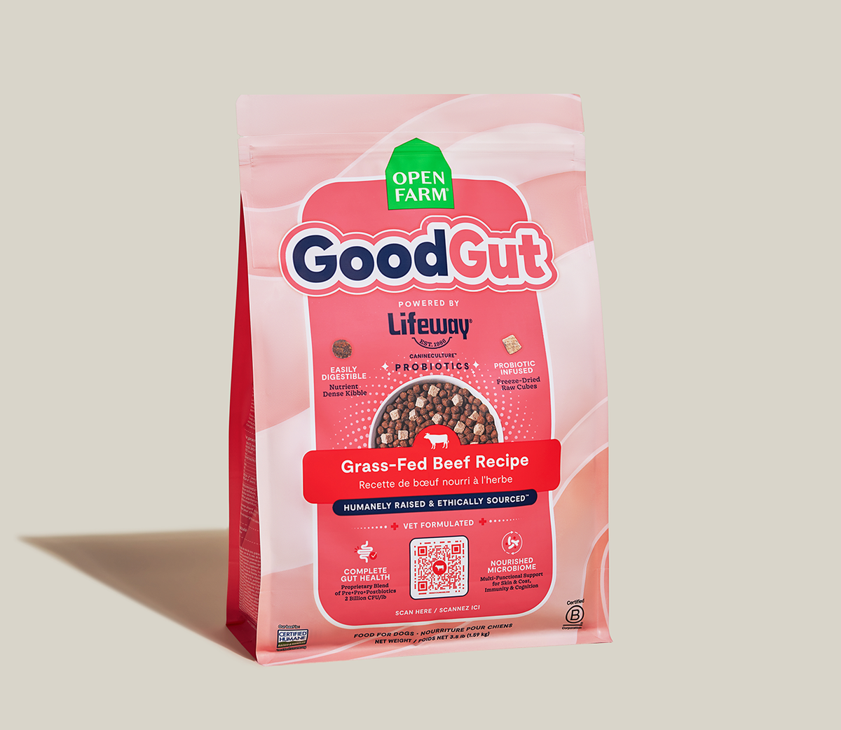 GoodGut Grass-Fed Beef Dog Kibble image 2