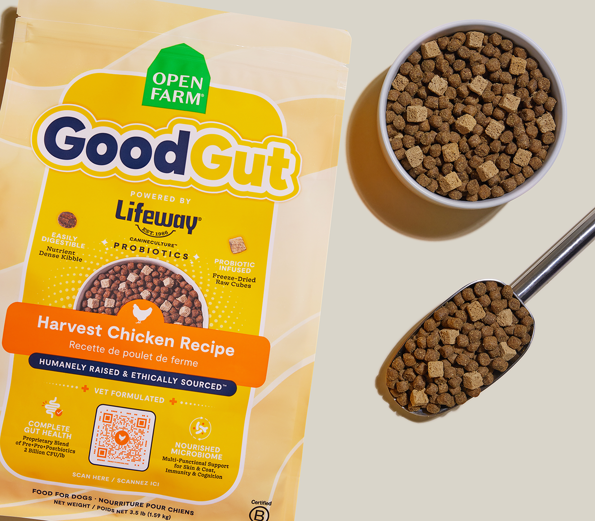 GoodGut Harvest Chicken Dog Kibble image 3