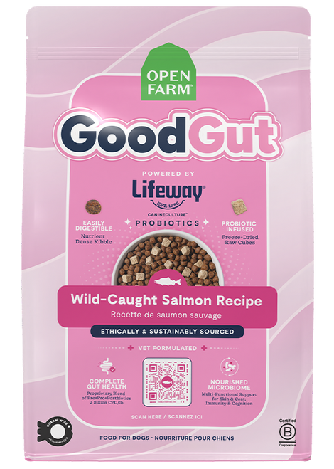 GoodGut Wild-Caught Salmon Dog Kibble