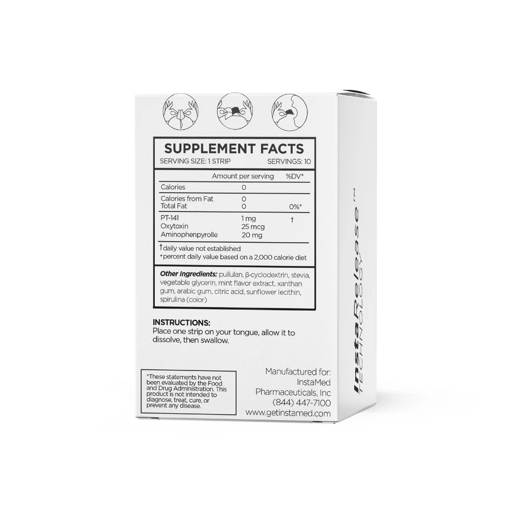 PT-141 Oral Strips | Intimacy Peptide | InstaMed