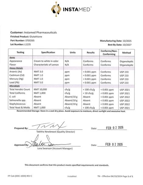 Vitality - Glutathione