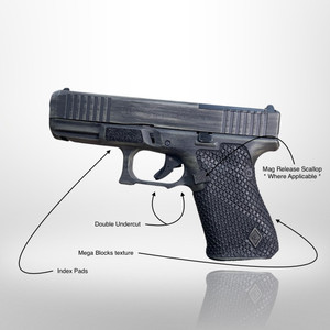 Glock 19 with our Package 2 and Cerakote. Glock 19 with our Package 2 and Cerakote.