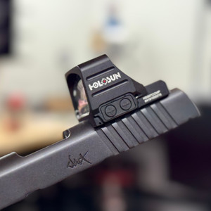 Dan Wesson with our optic cut. Dan Wesson with our optic cut.
