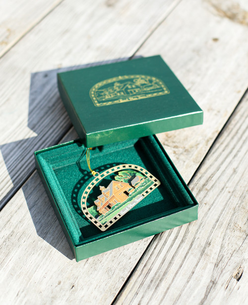 Beach Plum Farm Metal Barn Ornament