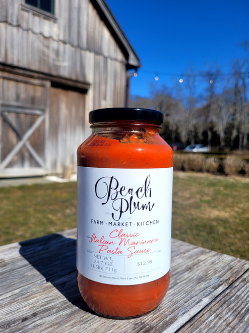 Beach Plum Farm Classic Italian Marinara Pasta Sauce