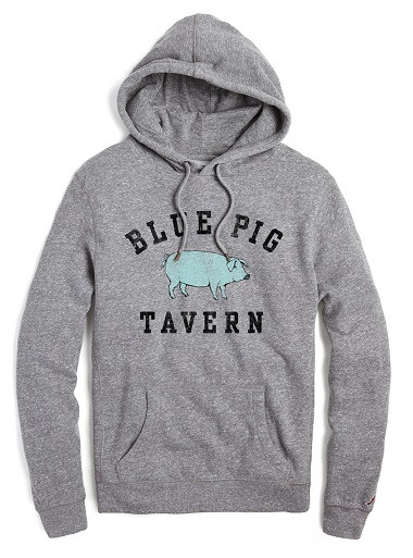 Blue Pig Tavern Tri-Blend Hooded Sweatshirt
