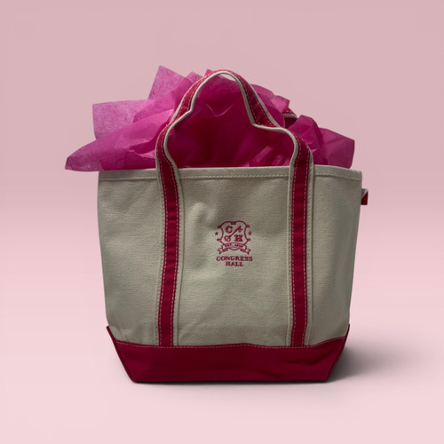 Congress Hall Crest Mini Tote - Pink
