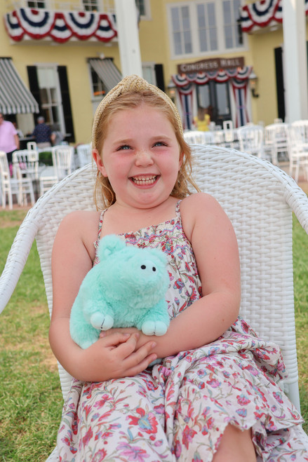 Stuffed Blue Pig (Small)