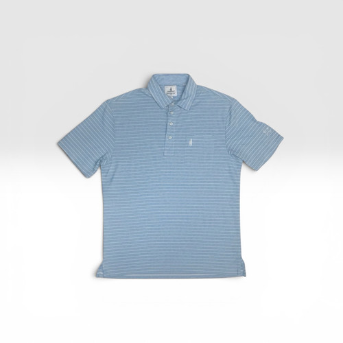 Johnnie-O Youth Pocket Polo (Cloudy,  Ryan Stripe)