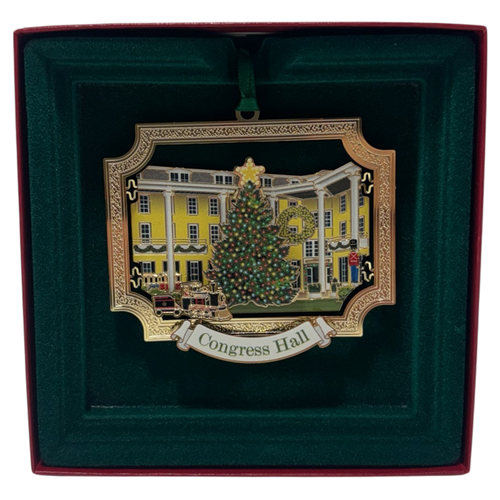 Christmas at Congress Hall Metal Ornament