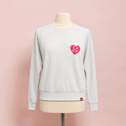 Congress Hall Monogram Heart Women's Crewneck