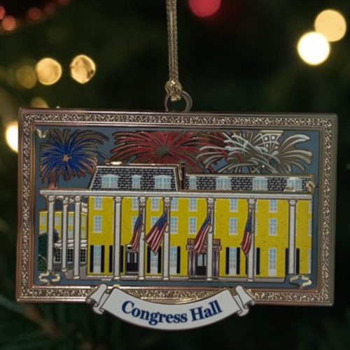 Congress Hall Fireworks Ornament