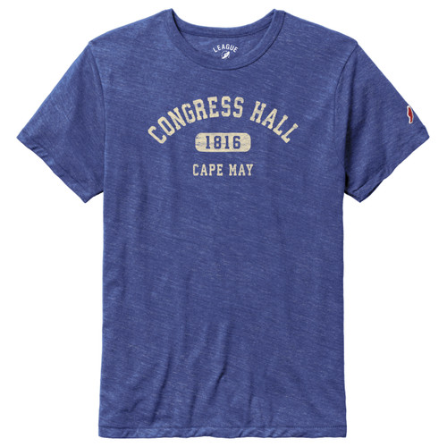 Congress Hall Roughing It Tee - Royal Blue