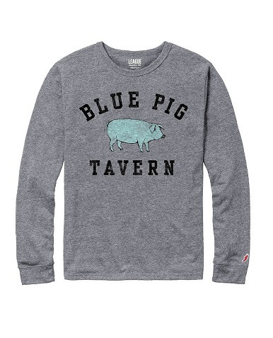 Blue Pig Tavern tri-blend l/s tee