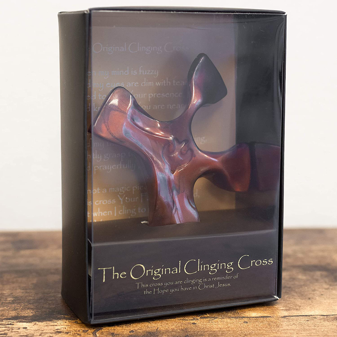 Dark Tortoise/ Copper (Shiny) Clinging Cross © - Not So Plain Jane