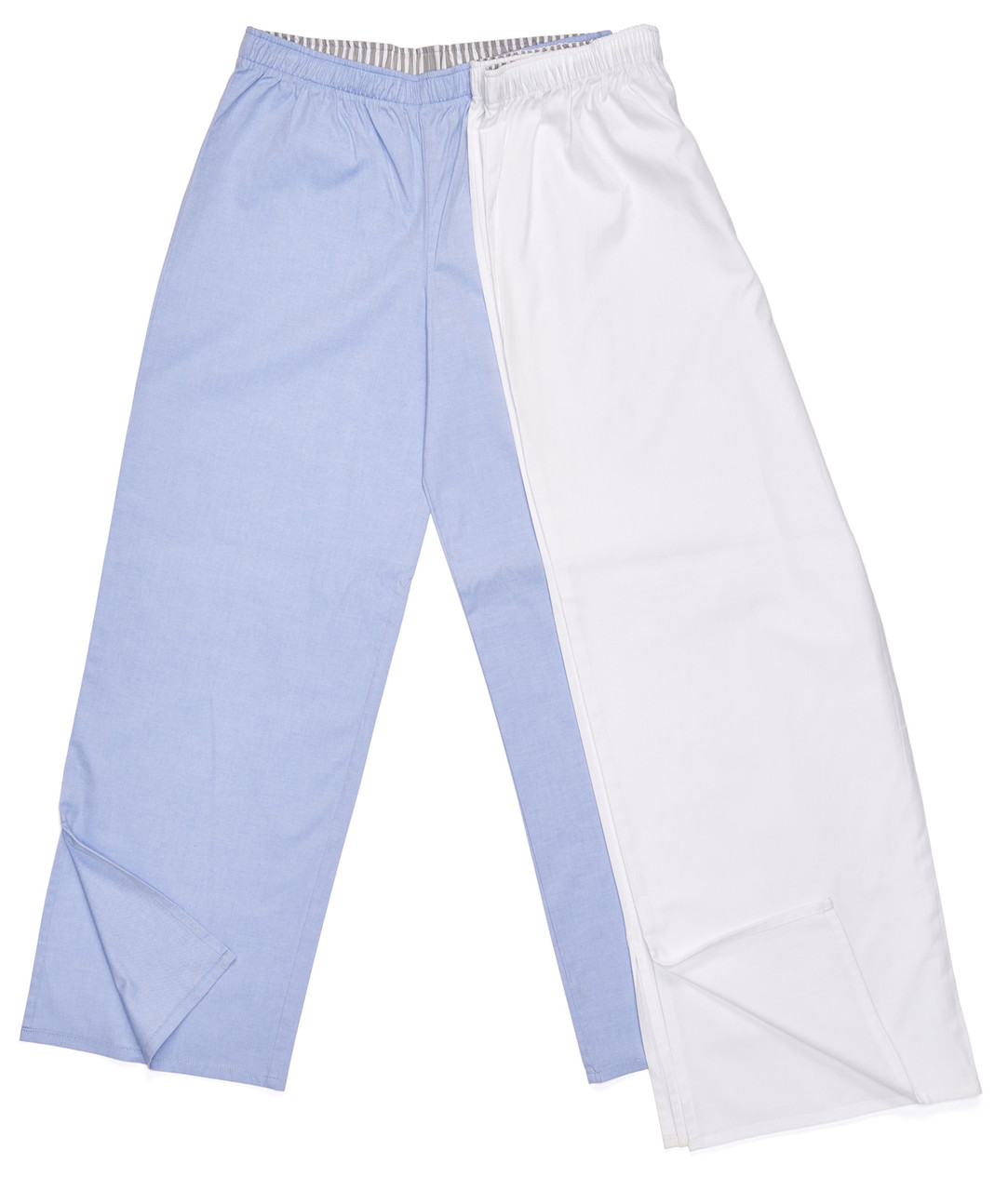 Cotton Pajama Pants - Blue/White/Striped - Ladies | H&M CA